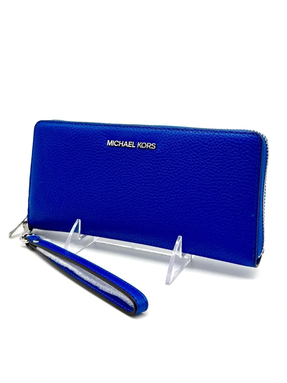 Michael Kors Large Jet Set Travel Continental Wallet Galaxy Blue